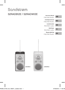 Handleiding Sandstrøm S2RADW12E Radio