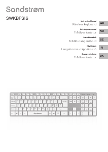 Bruksanvisning Sandstrøm SWKBFS16 Tastatur