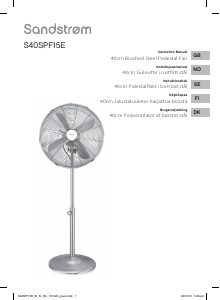 Manual Sandstrøm S40SPF15E Fan