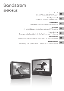 Manual Sandstrøm S92PDT12E DVD Player