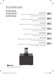 Bruksanvisning Sandstrøm S1iPBTW12E Dockningshögtalare
