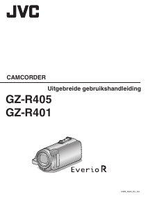 Handleiding JVC GZ -R405 Everio R Camcorder