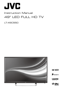 Manual JVC LT-49C550 LED Television