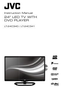 Manual JVC LT-24C340 LED Television