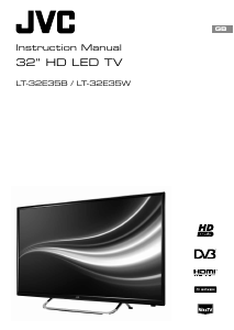 Handleiding JVC LT-32E35W LED televisie