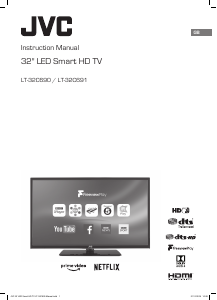 Handleiding JVC LT-32C691 LED televisie