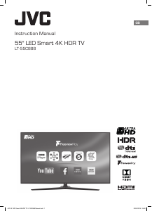 Handleiding JVC LT-55C888 LED televisie