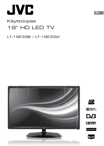 Käyttöohje JVC LT-19E33B LED-televisio
