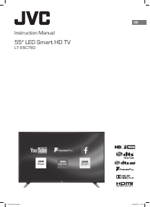 Manual JVC LT-55C760 LED Television