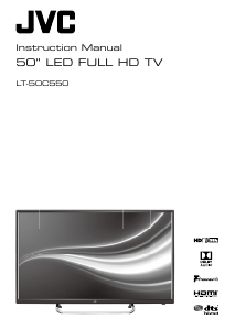 Handleiding JVC LT-50C550 LED televisie