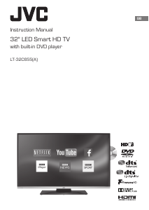 Manual JVC LT-32C655 LED Television