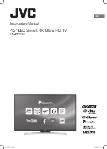 Handleiding JVC LT-43C870 LED televisie