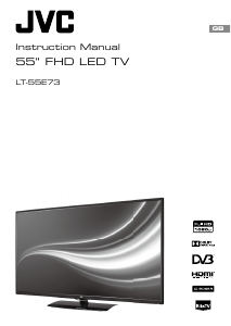 Handleiding JVC LT-55E73 LED televisie