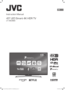 Handleiding JVC LT-43C890 LED televisie