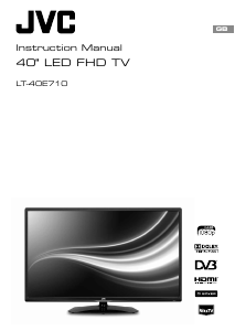 Handleiding JVC LT-40E710 LED televisie