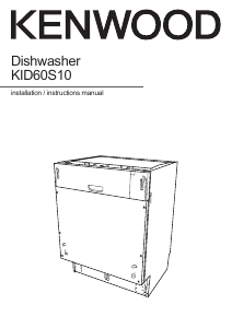 Manual Kenwood KID60S10 Dishwasher