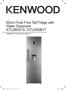 Bruksanvisning Kenwood KTLD60X15 Kylskåp
