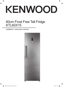 Bruksanvisning Kenwood KTL60X15 Kylskåp
