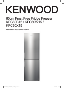 Bruksanvisning Kenwood KFC60B15 Kyl-frys