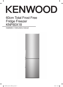 Handleiding Kenwood KNF60X18 Koel-vries combinatie