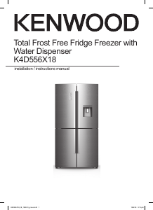 Bruksanvisning Kenwood K4D556X18 Kyl-frys