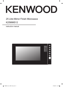 Handleiding Kenwood K25MMS12 Magnetron