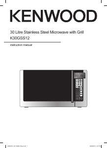 Handleiding Kenwood K30GSS12 Magnetron