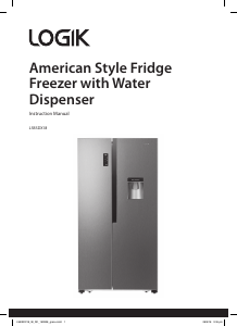 Bruksanvisning Logik LSBSDX18 Kyl-frys