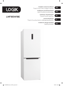 Manual Logik LNF185W18E Fridge-Freezer