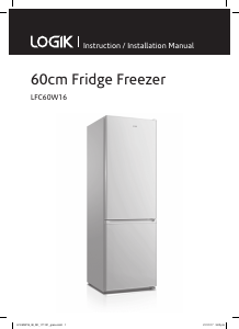 Bruksanvisning Logik LFC60W16 Kyl-frys