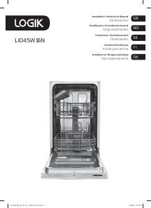 Manual Logik LID45W16N Dishwasher