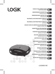 Manual de uso Logik L02SMS10E Grill de contacto