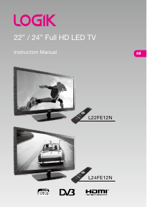 Handleiding Logik L24FE12N LED televisie