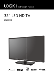 Handleiding Logik L32HE18 LED televisie