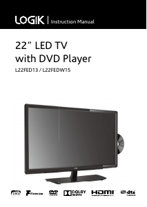 Handleiding Logik L22FEDW15 LED televisie
