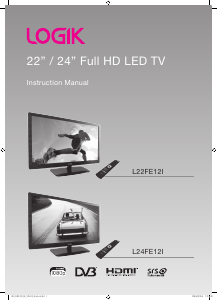 Handleiding Logik L24FE12I LED televisie