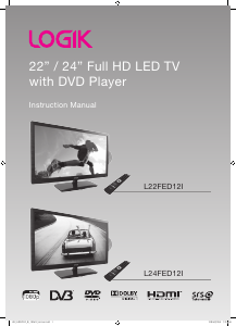 Handleiding Logik L22FED12I LED televisie