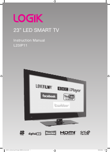 Handleiding Logik L23IP11 LED televisie