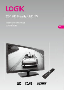 Handleiding Logik L26HE12N LED televisie
