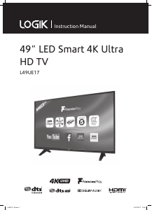 Handleiding Logik L49UE17 LED televisie