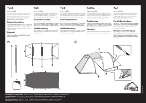 Manual Asaklitt 34-8858 Tent