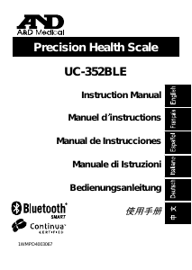Manuale A&D Medical UC-352BLE Bilancia