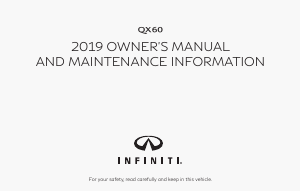 Bruksanvisning Infiniti QX60 (2019)