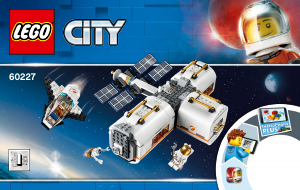 Käyttöohje Lego set 60227 City Kuun avaruusasema