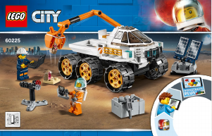 Manual Lego set 60225 City Rover testing drive