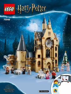 Manual Lego set 75948 Harry Potter Hogwarts clock tower