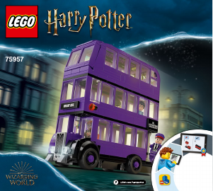 Käyttöohje Lego set 75957 Harry Potter Ritaribussi
