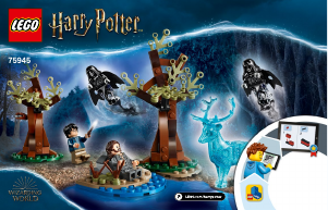 Bruksanvisning Lego set 75945 Harry Potter Expecto Patronum