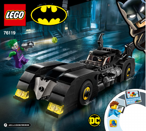 Handleiding Lego set 76119 Super Heroes Batmobile: de jacht op The Joker