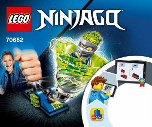 Käyttöohje Lego set 70682 Ninjago Spinjitzu-läimäys – Jay